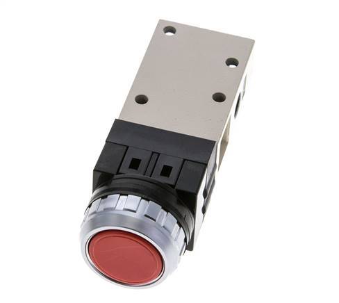 3/2 G1/8'' Push Button Valve Red 0-8bar/0-112psi YPC