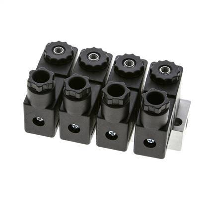 4x3/2 G1/8'' NC Solenoid Valve 24V DC -0.95-10bar/-13.2-140psi Airtec