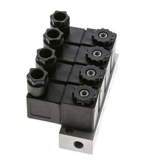 4x3/2 G1/8'' NC Solenoid Valve 24V DC -0.95-10bar/-13.2-140psi Airtec