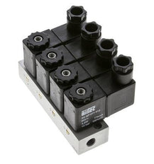 4x3/2 G1/8'' NC Solenoid Valve 24V DC -0.95-10bar/-13.2-140psi Airtec