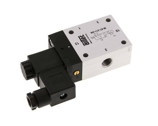 3/2 G1/4'' NO Solenoid Valve 24V DC 2.5-10bar/35.0-140psi Airtec