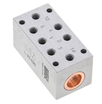 5/2 M5 Bistable Air Pilot Valve 0-10bar/0-140psi Airtec