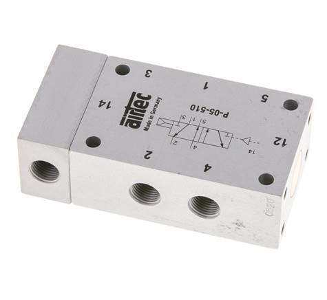 5/2 G1/8'' Air Pilot Valve ATEX 2-10bar/28-140psi Airtec