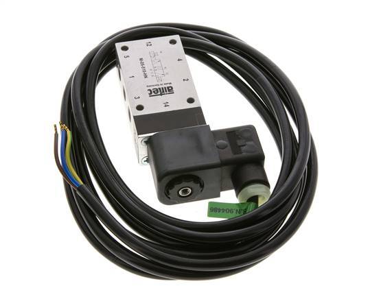 5/2 G1/8'' Solenoid Valve 230V AC ATEX 2-10bar/28-140psi Airtec