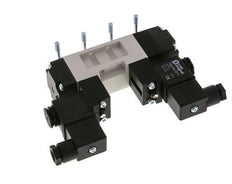 5/3 ISO 5599-1 Exhaust Center Solenoid Valve 24V AC 2-10bar/28-140psi YPC