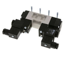 5/3 ISO 5599-1 Exhaust Center Solenoid Valve 24V AC 2-10bar/28-140psi YPC