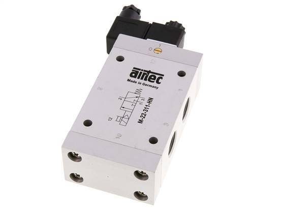 3/2 G1/2'' NC Solenoid Valve 24V AC 2-10bar/28-140psi Airtec