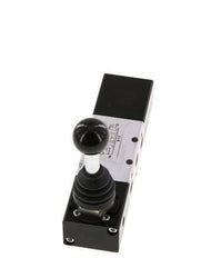 5/3 G1/8'' Pressure Center Hand Lever Valve -0.95-10bar/-13.2-140psi