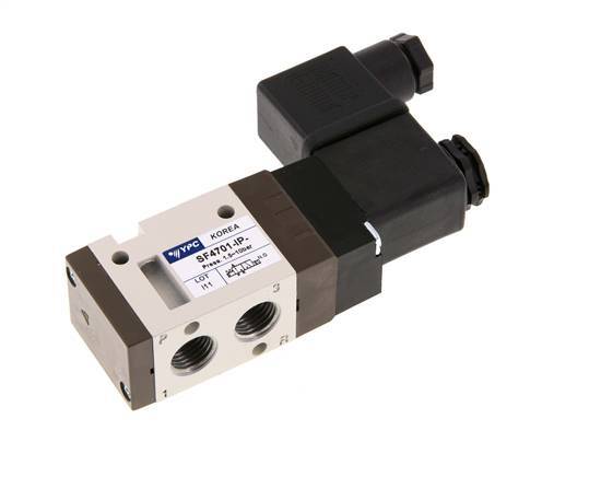 3/2 G1/4'' NO Solenoid Valve 115V AC 1.5-10bar/21.0-140psi YPC