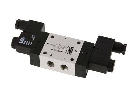 3/2 G1/4'' Bistable Solenoid Valve 230V AC 1.5-10bar/21.0-140psi Airtec