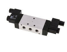 5/3 G1/4'' Exhaust Center Solenoid Valve 12V DC 3-10bar/42-140psi Airtec