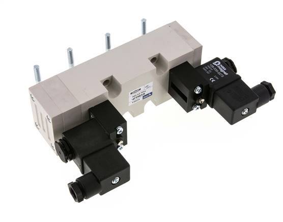 5/3 ISO 5599-2 Center Closed Solenoid Valve 24V AC 2-10bar/28-140psi YPC