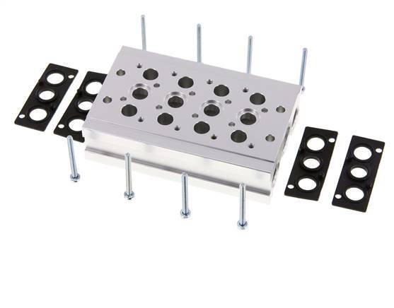 Manifold 4-Station YPC SF2000 5/2 5/3-way