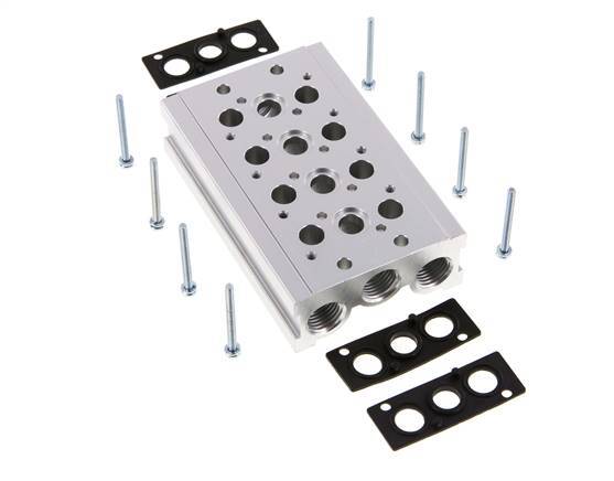 Manifold 4-Station YPC SF2000 5/2 5/3-way