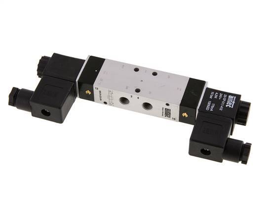 5/3 G1/8'' Exhaust Center Solenoid Valve 24V AC 3-10bar/42-140psi Airtec