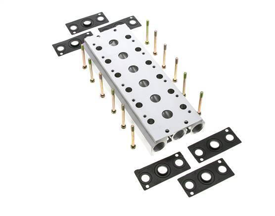 Manifold 6-Station E.MC 5/2 5/3-way