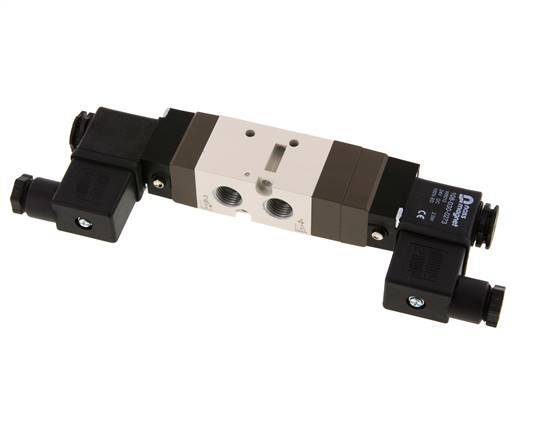 5/3 G1/4'' (G1/8'') Exhaust Center Solenoid Valve 115V AC 2-10bar/28-140psi YPC