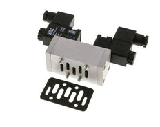 5/3 ISO 5599-1 Center Closed Solenoid Valve 48V DC 3-10bar/42-140psi Airtec