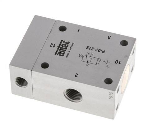 3/2 G1/4'' (G1/8'') Air Pilot Valve -0.95-10bar/-13.2-140psi Airtec