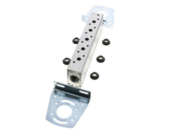 2xG1/2'' Manifold 5-Station Festo 8026222 VABM-B10-25-G12-5-P53