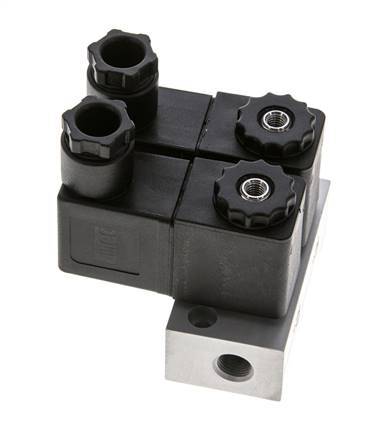 2x3/2 G1/8'' NC Solenoid Valve 24V DC -0.95-10bar/-13.2-140psi Airtec