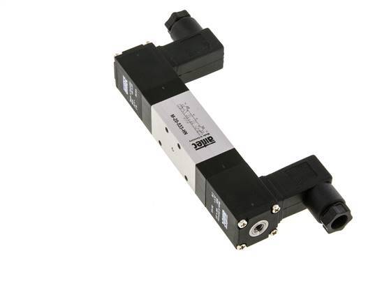 5/3 M5 Exhaust Center Solenoid Valve 24V DC 3-8bar/42-112psi Airtec
