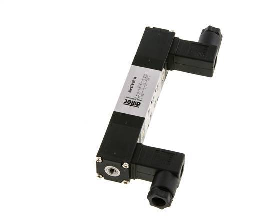 5/3 M5 Exhaust Center Solenoid Valve 24V DC 3-8bar/42-112psi Airtec