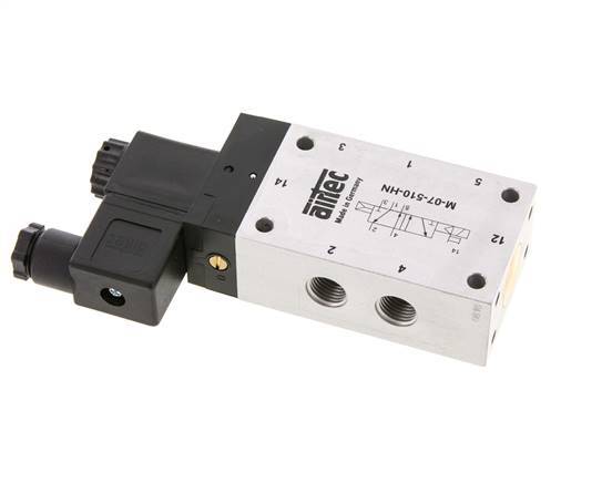 5/2 G1/4'' Solenoid Valve 230V AC 1.5-10bar/21.0-140psi Airtec