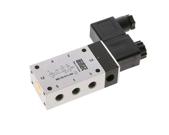5/2 G1/8'' Solenoid Valve External Pilot 230V AC -0.95-10bar/-13.2-140psi Airtec