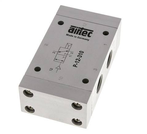 3/2 G1/2'' (G1/8'') Air Pilot Valve 1-10bar/14-140psi Airtec