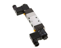 5/3 G1/4'' (G1/8'') Exhaust Center Solenoid Valve 24V AC 1.5-8bar/21.0-112psi E.MC