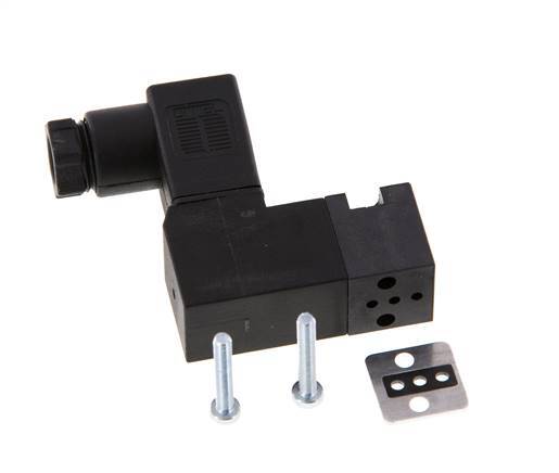 3/2 Flange NC Solenoid Valve 12V DC 0-8bar/0-112psi YPC