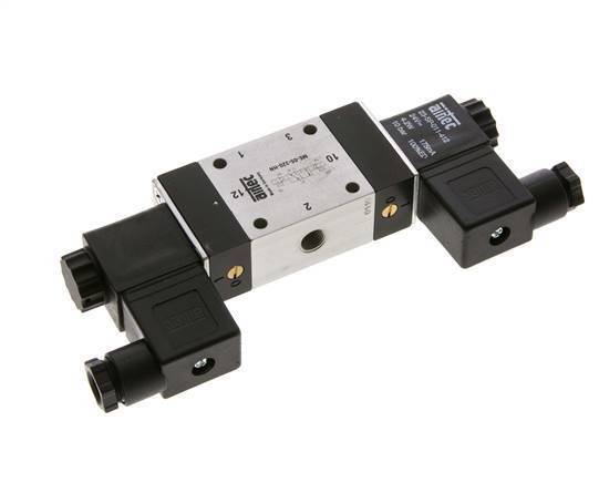 3/2 G1/8'' Bistable Solenoid Valve External Pilot 24V DC 0-10bar/0-140psi Airtec