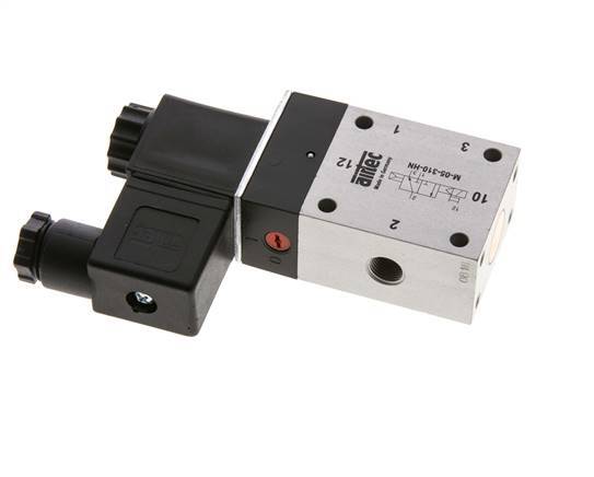 3/2 G1/8'' NO Solenoid Valve 24V DC 2-10bar/28-140psi Airtec