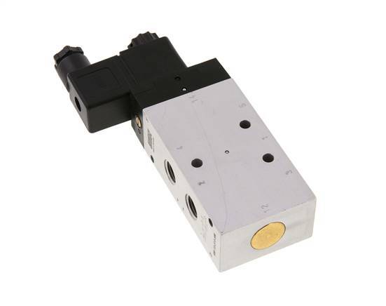 5/2 G1/4'' Solenoid Valve 12V DC 2.5-10bar/35.0-140psi Airtec