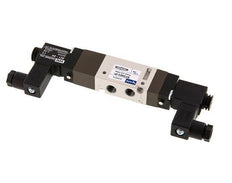 5/3 G1/8'' Exhaust Center Solenoid Valve 12V DC 2-10bar/28-140psi YPC