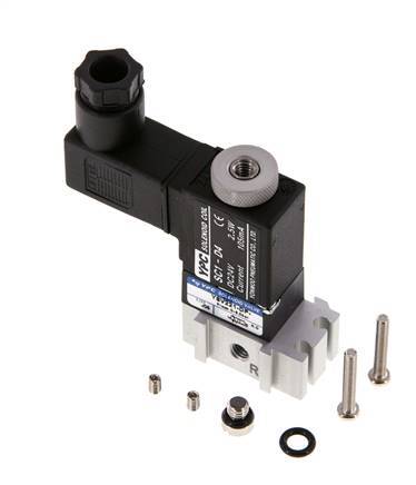 3/2 M5 NO Solenoid Valve 230V AC 0-8bar/0-112psi YPC