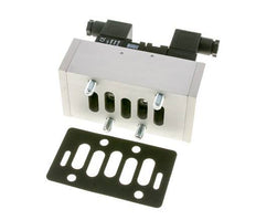 5/3 ISO 5599-3 Center Closed Solenoid Valve 230V AC 3-10bar/42-140psi Airtec