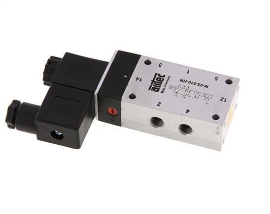 5/2 G1/8'' Solenoid Valve 115V AC 2-10bar/28-140psi Airtec