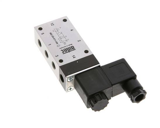 5/2 G1/8'' Solenoid Valve External Pilot 115V AC -0.95-10bar/-13.2-140psi Airtec