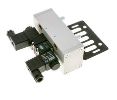5/3 ISO 5599-3 Center Closed Solenoid Valve 48V DC 3-10bar/42-140psi Airtec
