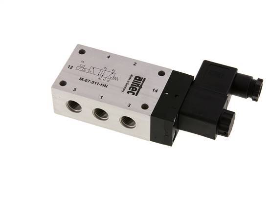 5/2 G1/4'' Solenoid Valve 115V AC 2.5-10bar/35.0-140psi Airtec