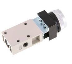 3/2 G1/8'' Push Button Valve Black 0-8bar/0-112psi YPC