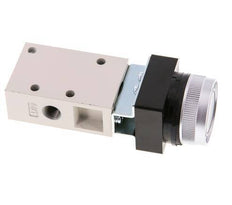 3/2 G1/8'' Push Button Valve Black 0-8bar/0-112psi YPC