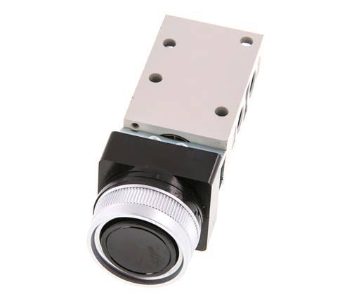 3/2 G1/8'' Push Button Valve Black 0-8bar/0-112psi YPC