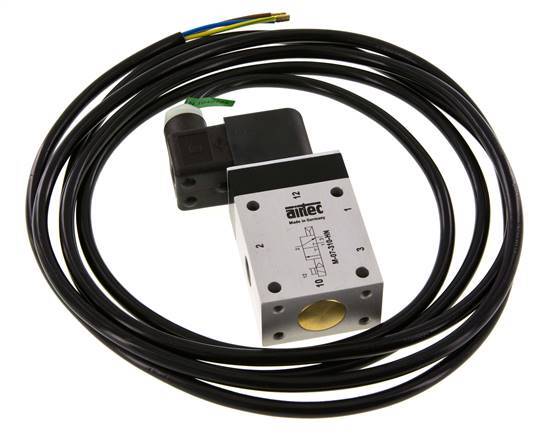 3/2 G1/4'' NC Solenoid Valve 230V AC ATEX 1.5-10bar/21.0-140psi Airtec