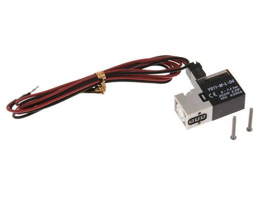3/2 Flange NO Solenoid Valve 24V DC 0-7.5bar/0-105.0psi YPC
