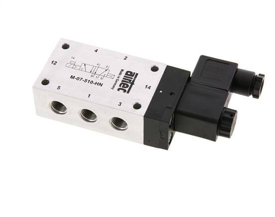 5/2 G1/4'' Solenoid Valve 24V DC 1.5-10bar/21.0-140psi Airtec