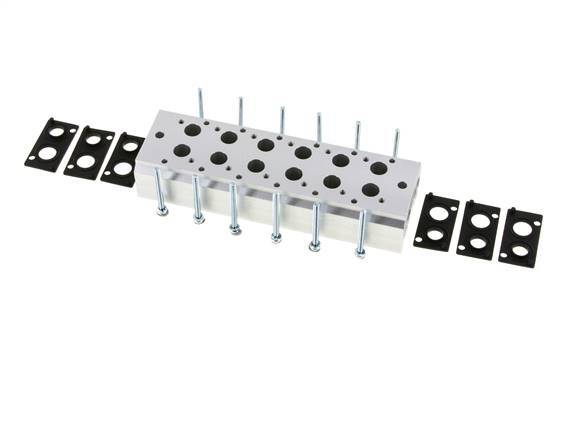 Manifold 6-Station YPC SF2000 3/2-way