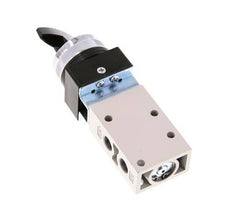 3/2 G1/8'' Rotary Switch Valve Black 0-8bar/0-112psi YPC